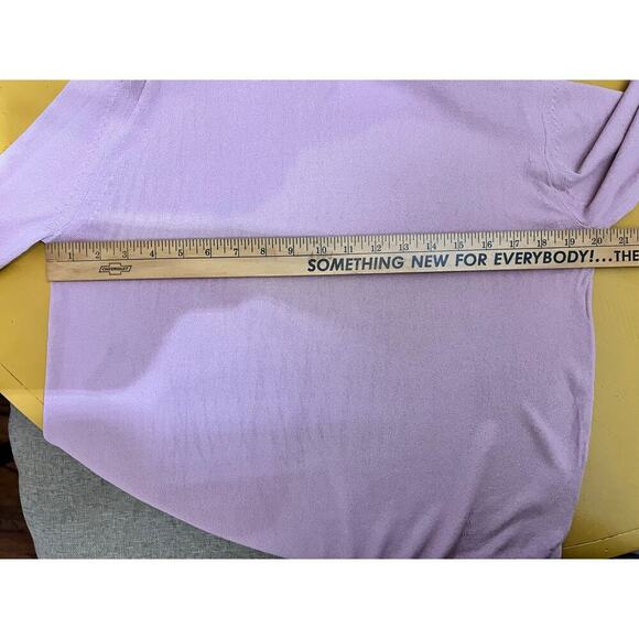 Equipment Long Sleeve Crew Neck Relaxed Pullover Sweater Pink Women's Small NWT - Picture 4 of 5